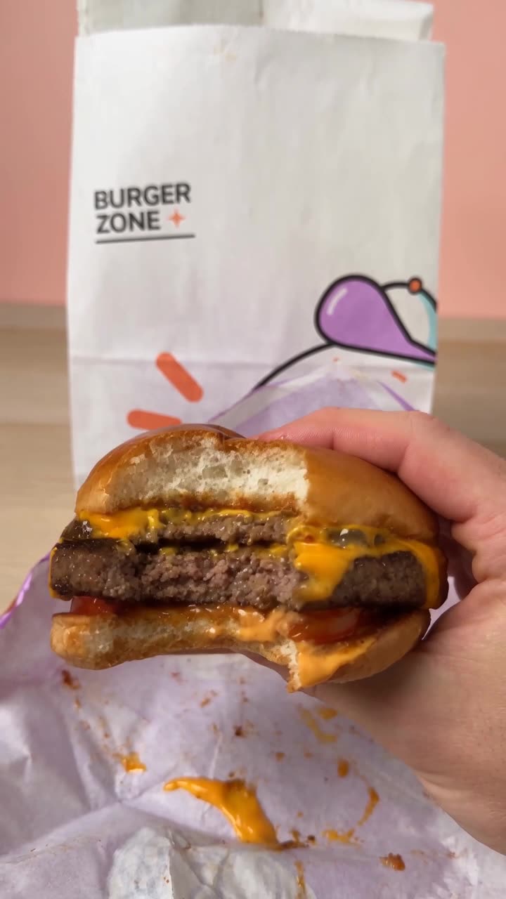 Burger Zone product reveal UGC example