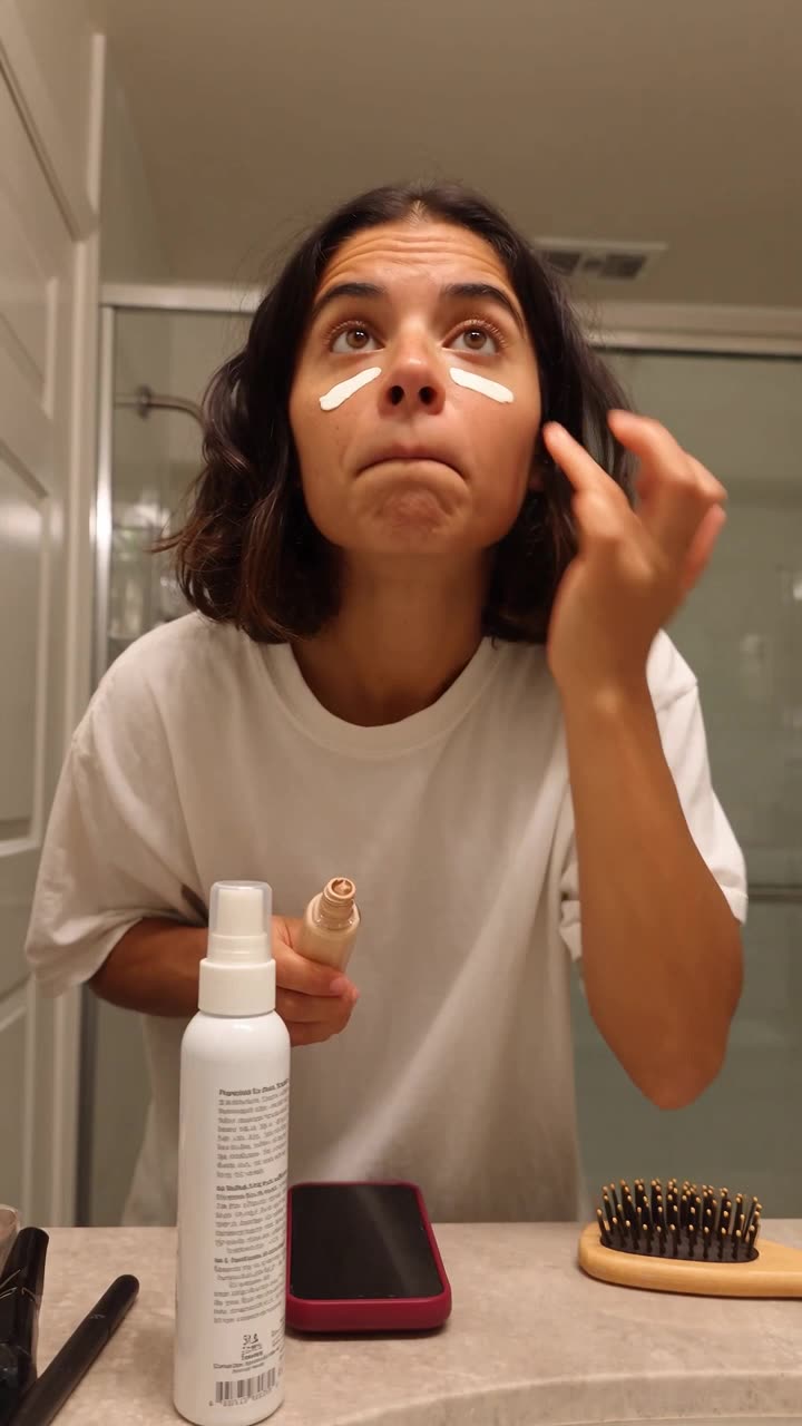 Creator-led skincare routine UGC example