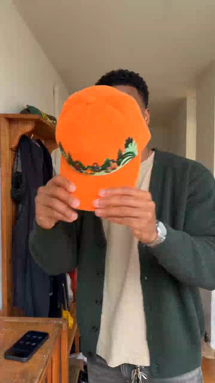 Creator-led embroidered cap UGC example